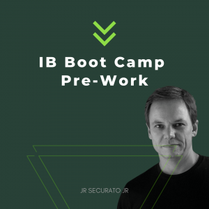 Investment Banking Boot Camp: Pre-Work