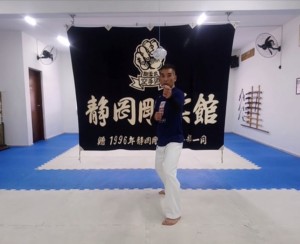 Karatê-do: combinação soco e chute